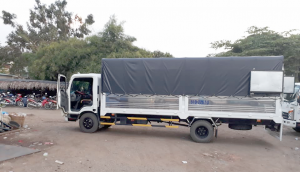 Xe tải nhỏ chuyển nhà  thùng dài 6m1 – ngang 2m – cao 2m đến 2m5 (tùy thỏa thuận)