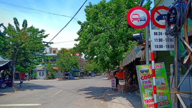 Bảng cấm giờ xe tải lưu thông tại TP đà nẵng