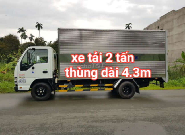 Cho thê xe tải chở hàng 2 tấn dài 4m3
