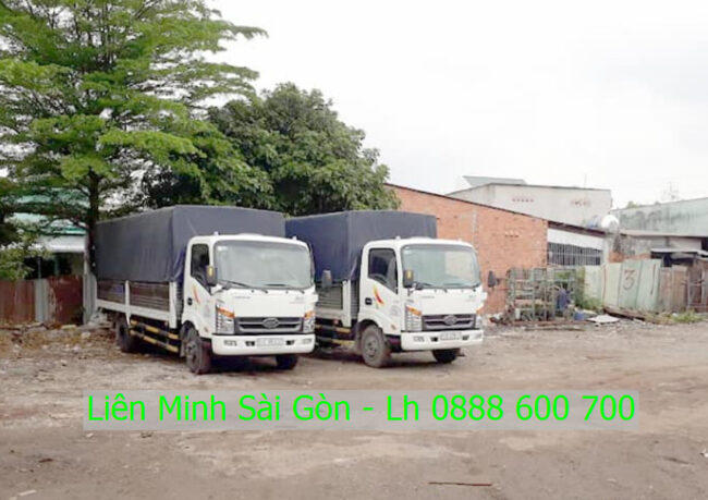Cho thuê xe tải chuyển văn phòng 3,5 tấn thùng dài 6m, ngang 2m, cao 2m